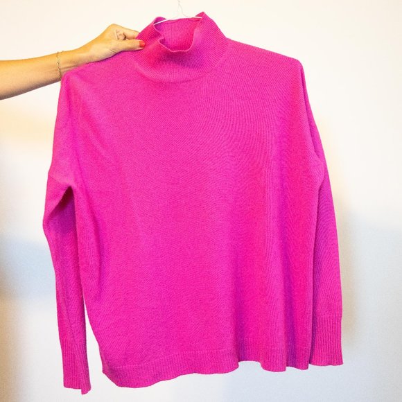 j crew cashmere mockneck sweater